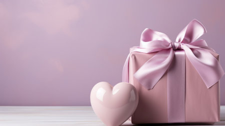 Holiday background, valentine's day minimalistic designの素材