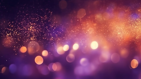 New year festival abstract background with glitter, bokeh, magical lightの素材