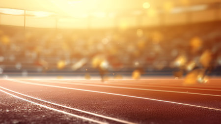 Abstract athletics background with copy spaceの素材