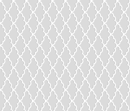 Seamless pattern with Shadow Effect. Vector backgroundのイラスト素材