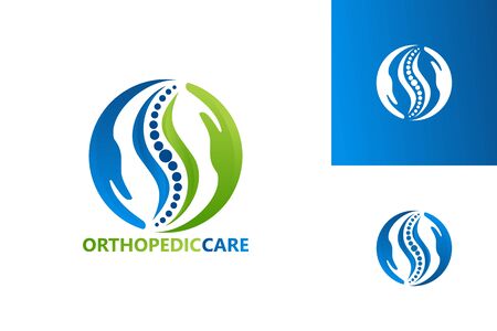 Orthopedic Care Logo Template Design Vector, Emblem, Design Concept, Creative Symbol, Iconのイラスト素材