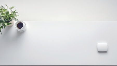 Clean work table, AI generated Imageの素材