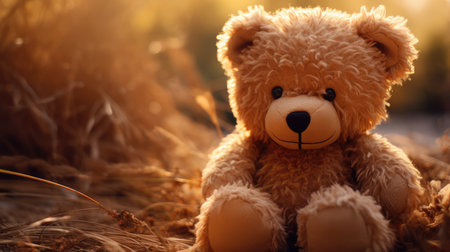 Teddy bear, AI generated Imageの素材