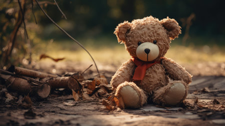 Teddy bear, AI generated Imageの素材