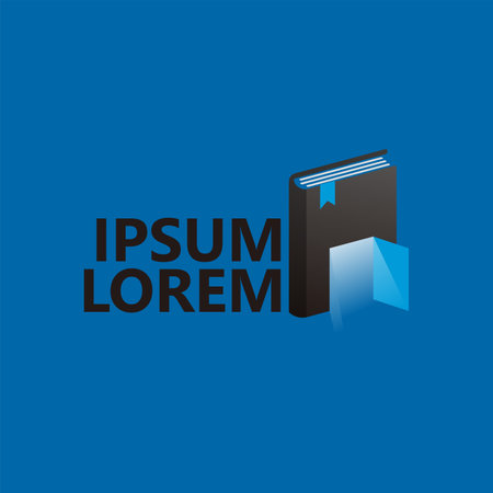 Open book house logo template designのイラスト素材