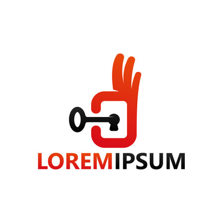 Good key logo template designのイラスト素材