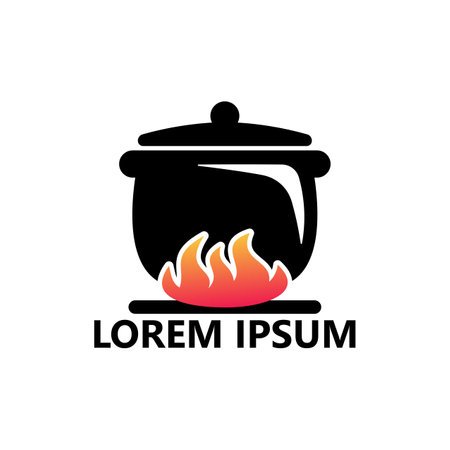 Cooking logo template designのイラスト素材