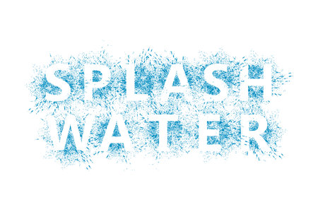 Splash Water Logo Template Design Vector, Emblem, Design Concept, Creative Symbol, Iconのイラスト素材