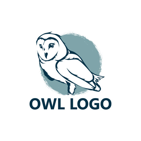 Owl Logo Template Design Vectorのイラスト素材