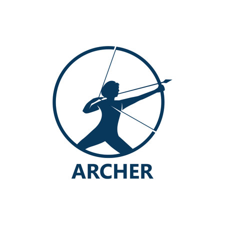 Archer Logo Template Design Vectorのイラスト素材