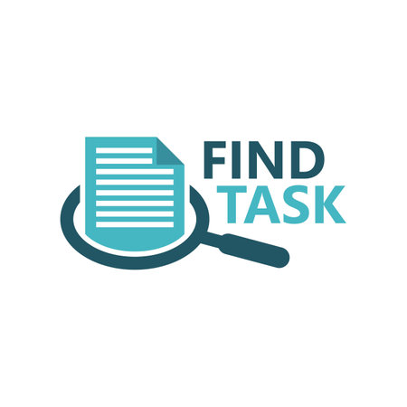 Find task logo template designのイラスト素材