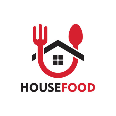 House food logo template designのイラスト素材