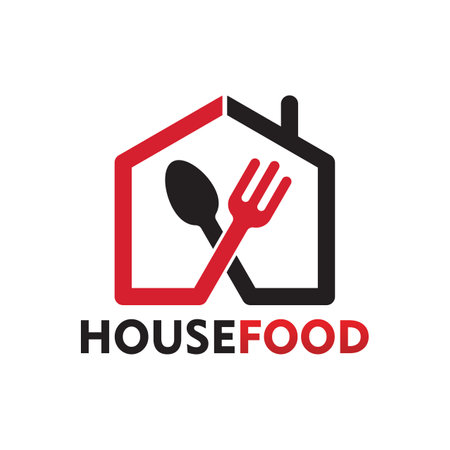 House food logo template designのイラスト素材