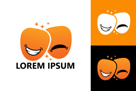 Theater drama logo template design vectorのイラスト素材