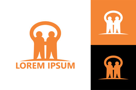 People together logo template design vectorのイラスト素材
