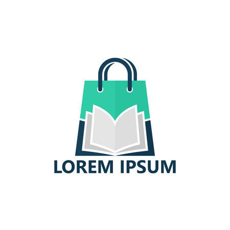 Book store logo template design vectorのイラスト素材