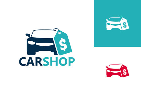 Car Shop Logo Template Design Vector, Emblem, Design Concept, Creative Symbol, Iconのイラスト素材