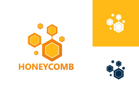 Honeycomb Logo Template Design Vector, Emblem, Design Concept, Creative Symbol, Iconのイラスト素材
