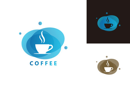 Coffee Logo Template Design Vector, Emblem, Design Concept, Creative Symbol, Iconのイラスト素材