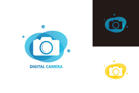 Digital Camera Logo Template Design Vector, Emblem, Design Concept, Creative Symbol, Iconのイラスト素材