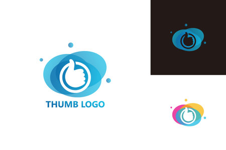 Thumb Logo Template Design Vector, Emblem, Design Concept, Creative Symbol, Iconのイラスト素材