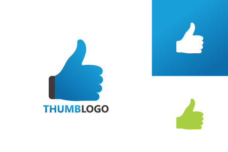 Thumb Logo Template Design Vector, Emblem, Design Concept, Creative Symbol, Iconのイラスト素材
