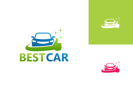 Best Car Logo Template Design Vector, Emblem, Design Concept, Creative Symbol, Iconのイラスト素材