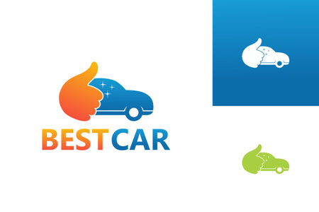 Best Car Logo Template Design Vector, Emblem, Design Concept, Creative Symbol, Iconのイラスト素材