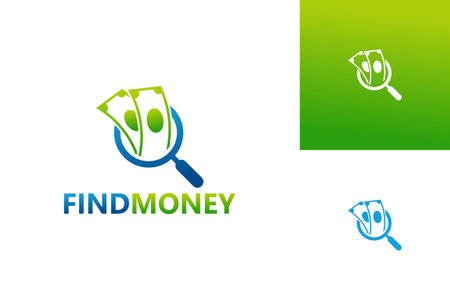Find Money Logo Template Design Vector, Emblem, Design Concept, Creative Symbol, Iconのイラスト素材