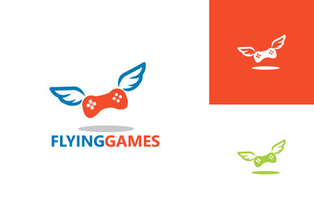 Flying Care Logo Template Design Vector, Emblem, Design Concept, Creative Symbol, Iconのイラスト素材