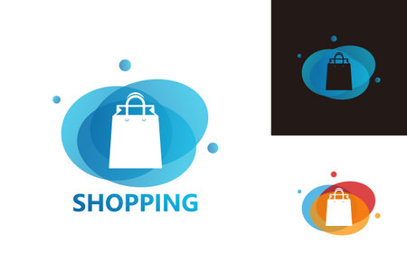 Shopping Logo Template Design Vector, Emblem, Design Concept, Creative Symbol, Iconのイラスト素材
