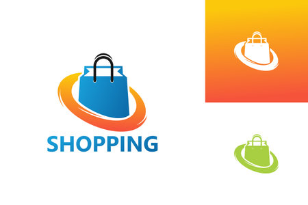 Shopping Logo Template Design Vector, Emblem, Design Concept, Creative Symbol, Iconのイラスト素材