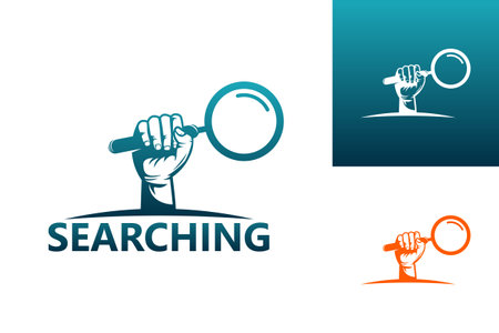 Searching Logo Template Design Vector, Emblem, Design Concept, Creative Symbol, Iconのイラスト素材