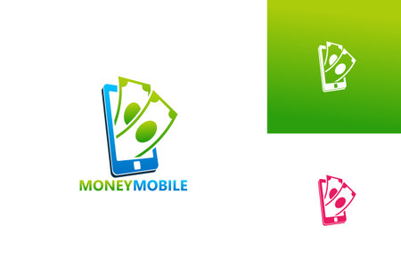 Money Mobile Logo Template Design Vector, Emblem, Design Concept, Creative Symbol, Iconのイラスト素材