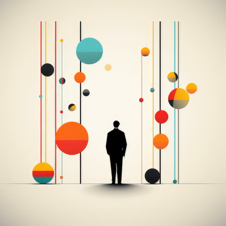 Conceptual art background, AI generated Imageの素材