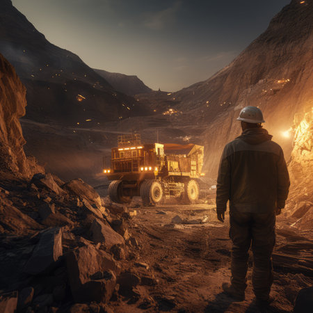Mining, AI generated Imageの素材