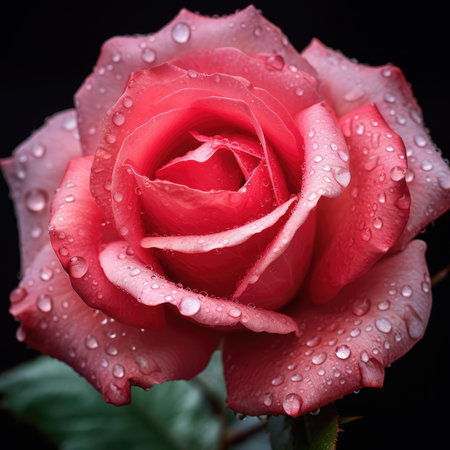 Close up photo of a rose, AI generated Imageの素材