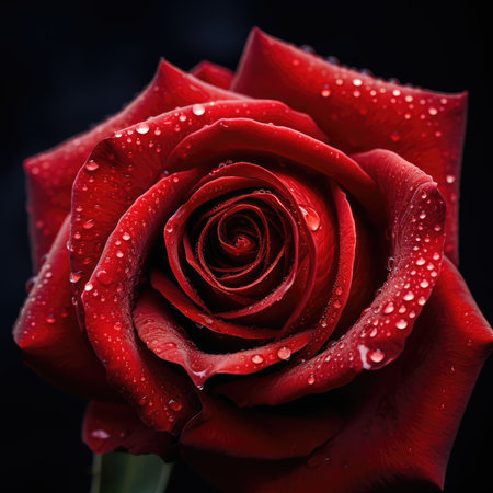 Close up photo of a rose, AI generated Imageの素材