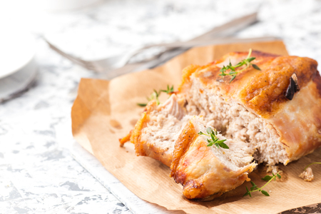 Baked porkの写真素材