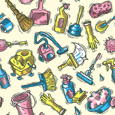 cleaning serviceのイラスト素材
