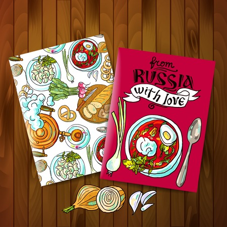 russian foodのイラスト素材