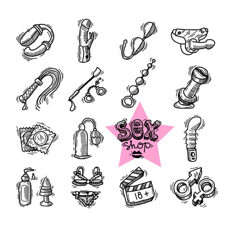 sex shopのイラスト素材