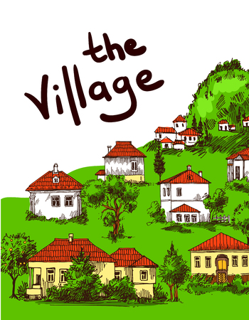 eco farm illustrationのイラスト素材