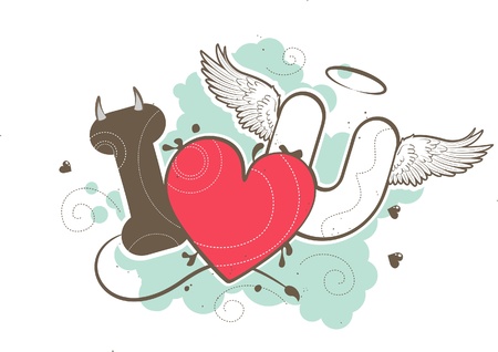 I love youのイラスト素材