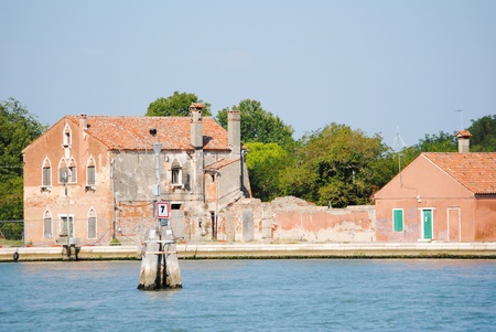 trip to Venice and the islands of Murano, Burano and Torcello in Augustのeditorial素材