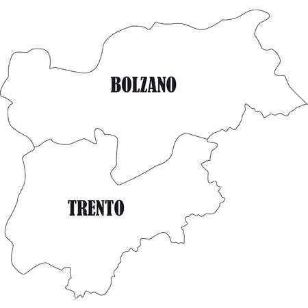 map of italyのイラスト素材