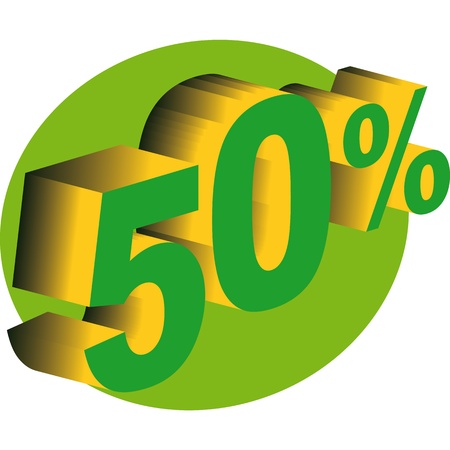 percentageのイラスト素材