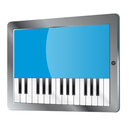 tabletのイラスト素材