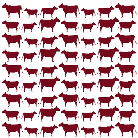 cow textureのイラスト素材