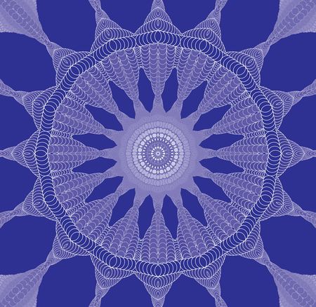 Kaleidoscopic purple pattern. The image is computer graphics, created using various programs. It can be used in the design of your site, design textile, printing industry, in a variety of design projects.の写真素材